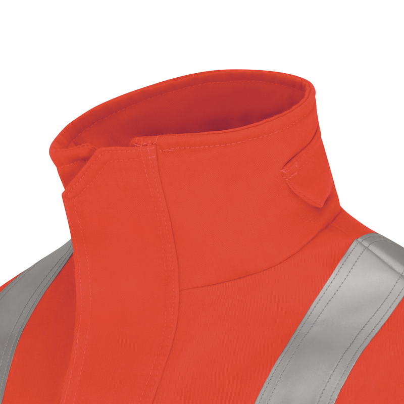 Men's Heavyweight FR Insulated Deluxe Parka with 2" Reflective Striping image number 5