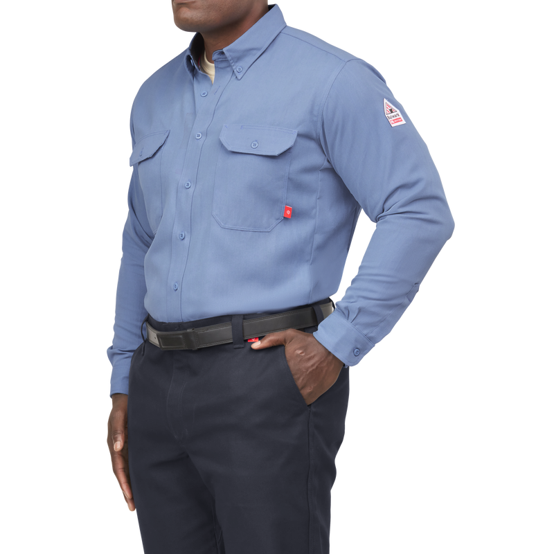 Men's iQ Series&reg; Comfort Woven Long Sleeve Lightweight Shirt image number 2