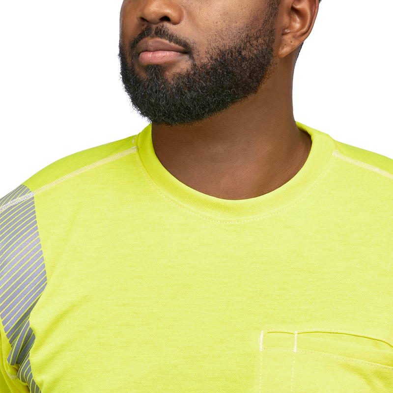 Hi-Visibility Lightweight Long Sleeve T-Shirt with Insect Shield image number 9