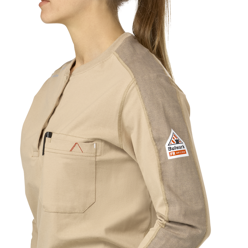 Women's Flex Knit Henley image number 11