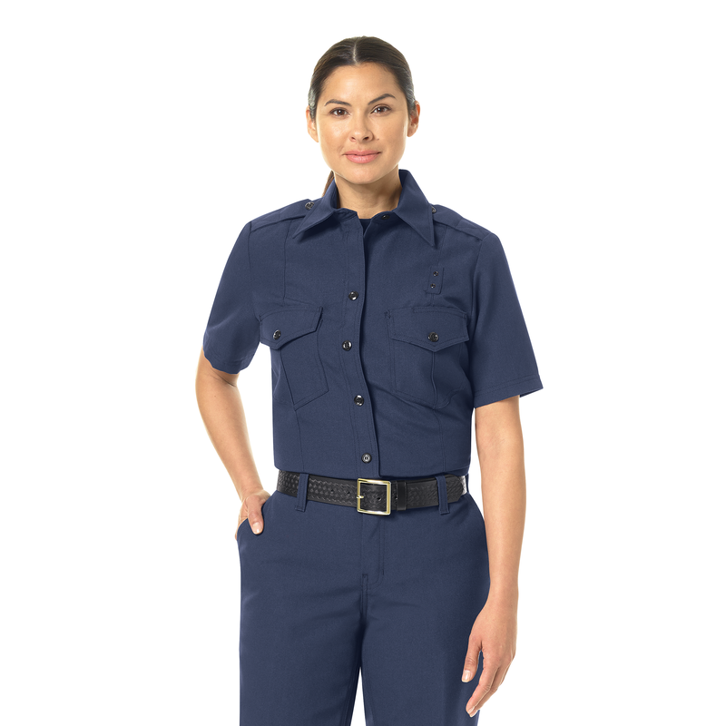 Women's Short Sleeve Classic Fire Chief Shirt image number 2