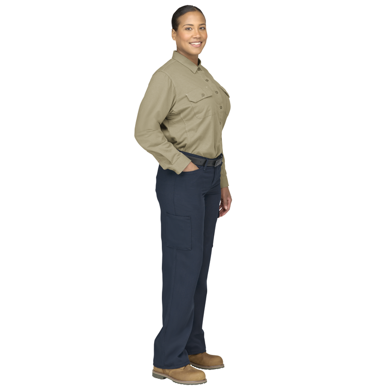 Women's Flex Knit Button Down Shirt image number 7