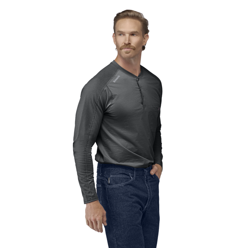 Men's Flex Knit Henley image number 3