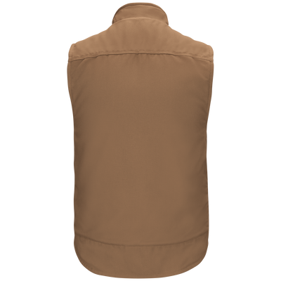 Men's Sherpa Lined Brown Duck Vest