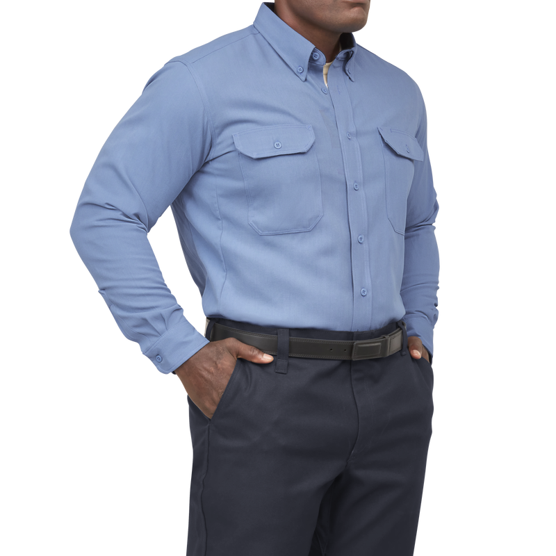 Men's iQ Series&reg; Comfort Woven Long Sleeve Lightweight Shirt image number 3