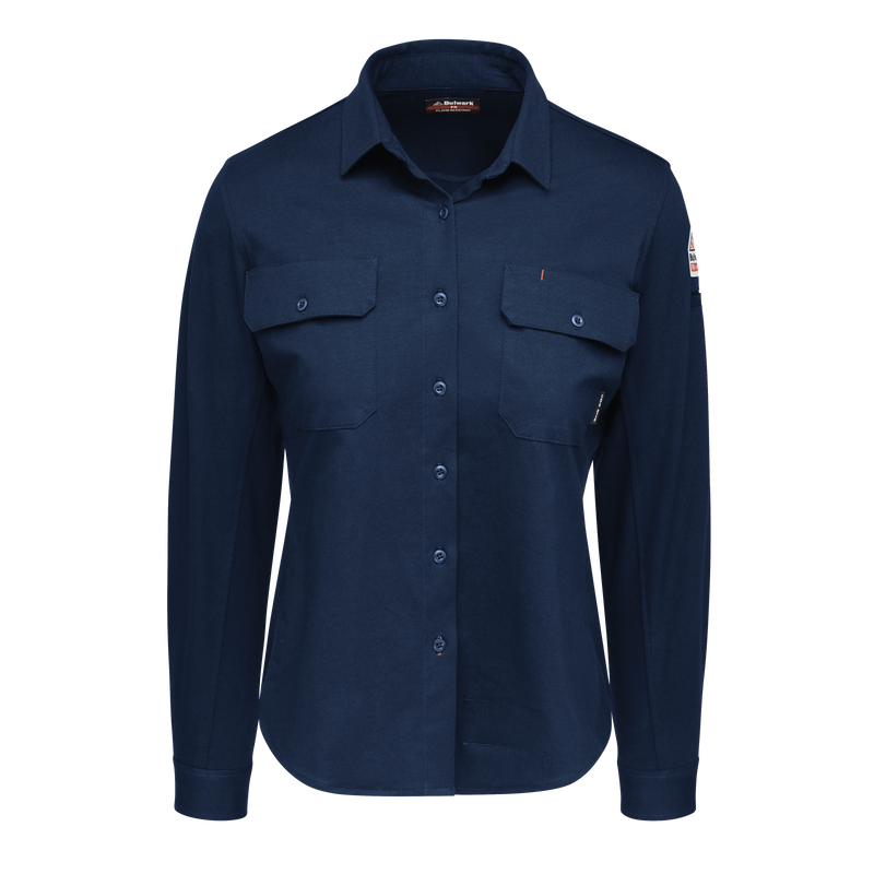 Women's Flex Knit Button Down Shirt image number 4