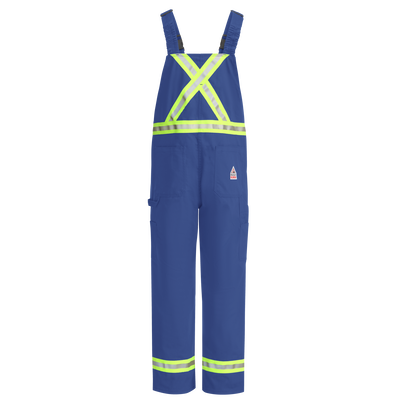 Men's Unlined Bib Overall with Reflective Trim