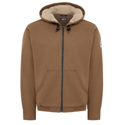 Men's Heavyweight FR Brown Duck Hooded Jacket