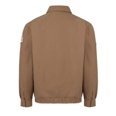 Brown Duck Lined Bomber Jacket