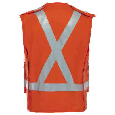 Five Point Tearaway Vest with Reflective Trim
