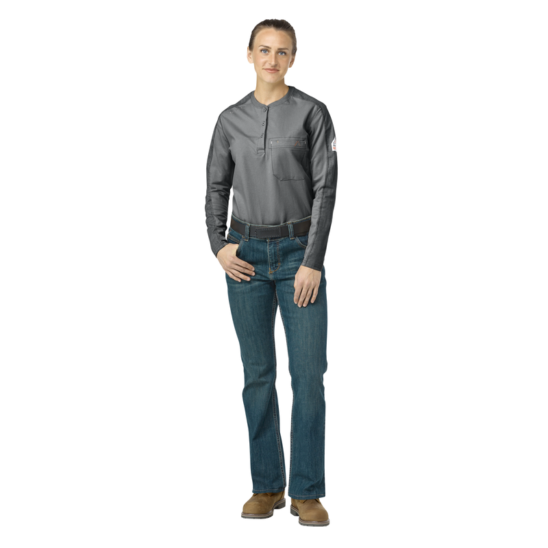 Women's Flex Knit Henley image number 4