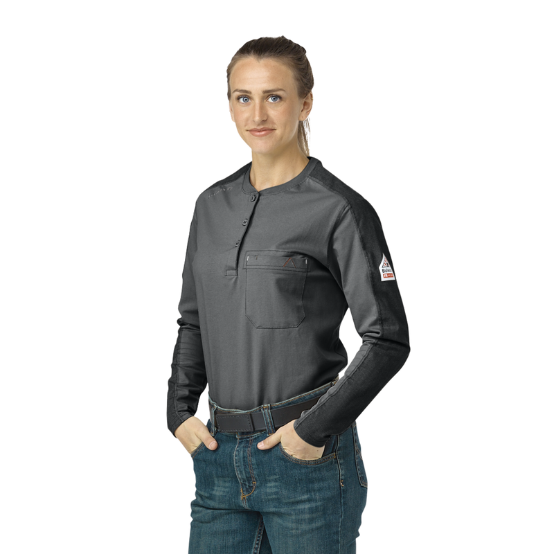 Women's Flex Knit Henley image number 2