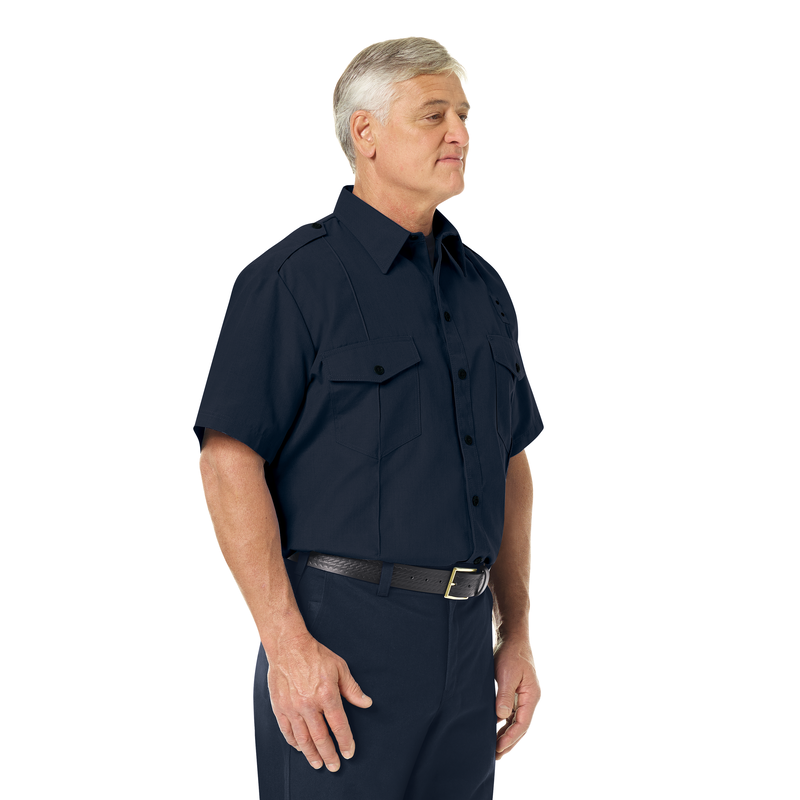 Men's Classic Short Sleeve Fire Chief Shirt image number 9