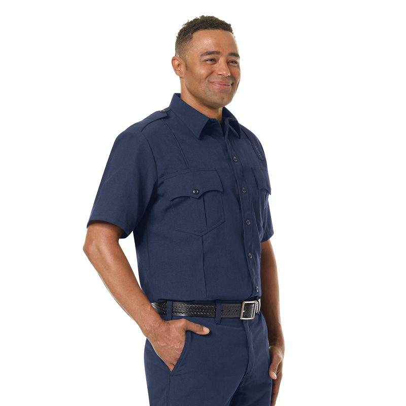 Men's Classic Short Sleeve Fire Officer Shirt image number 8