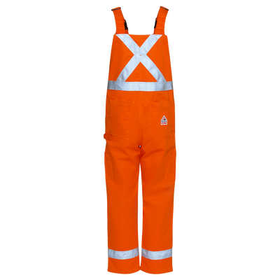 Men's Unlined Bib Overall with Reflective Trim