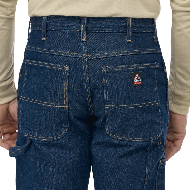 Men's Heavyweight Excel FR Denim Dungaree image number 12