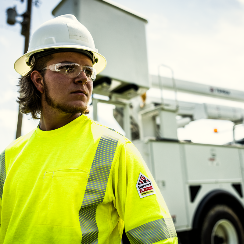 Hi-Visibility Lightweight Long Sleeve T-Shirt with Insect Shield image number 2