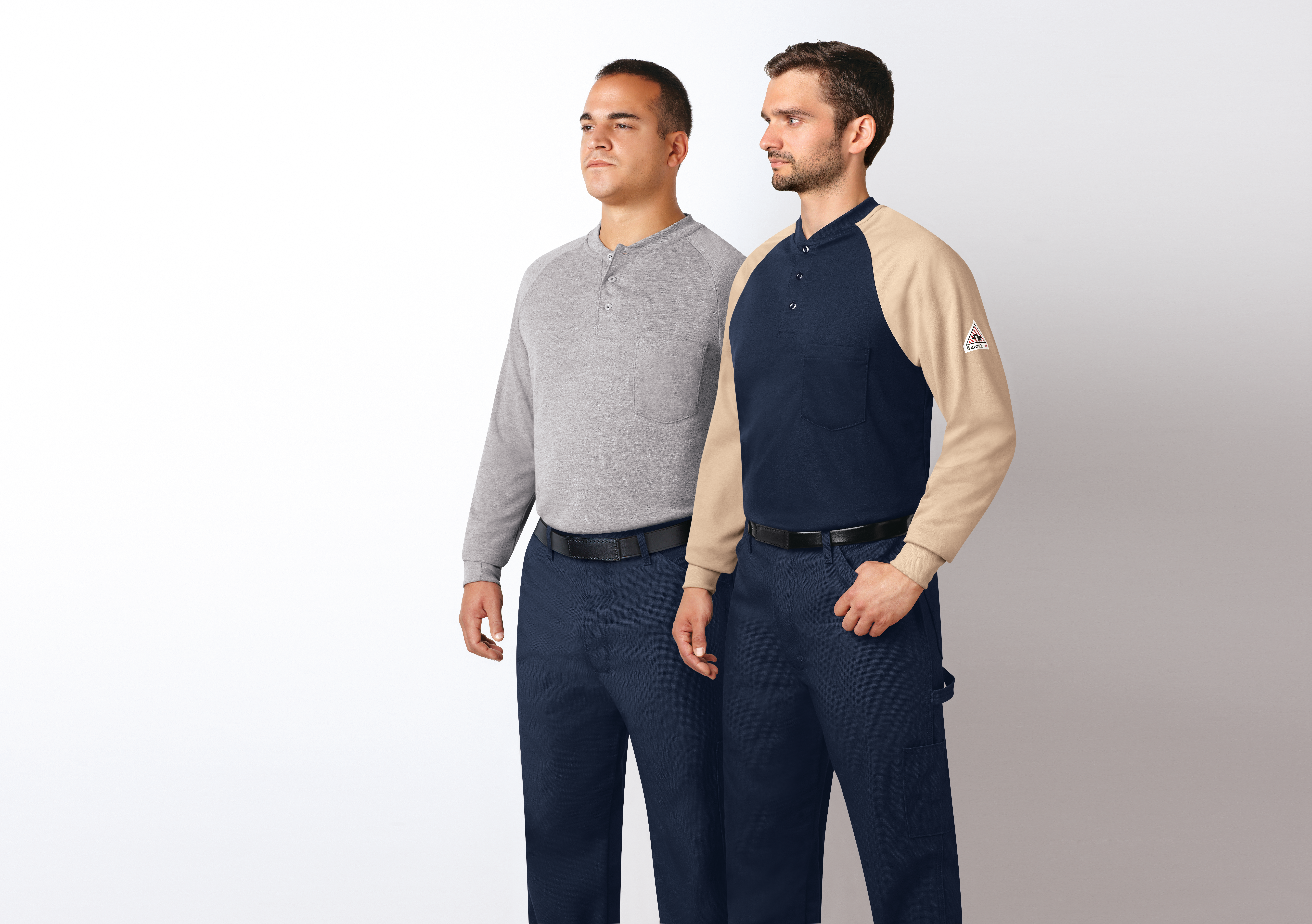 Men's Lightweight FR Colorblock Henley 