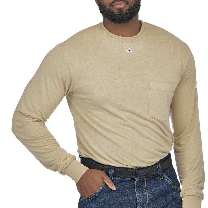 Men's Lightweight FR Long Sleeve T-Shirt image number 8