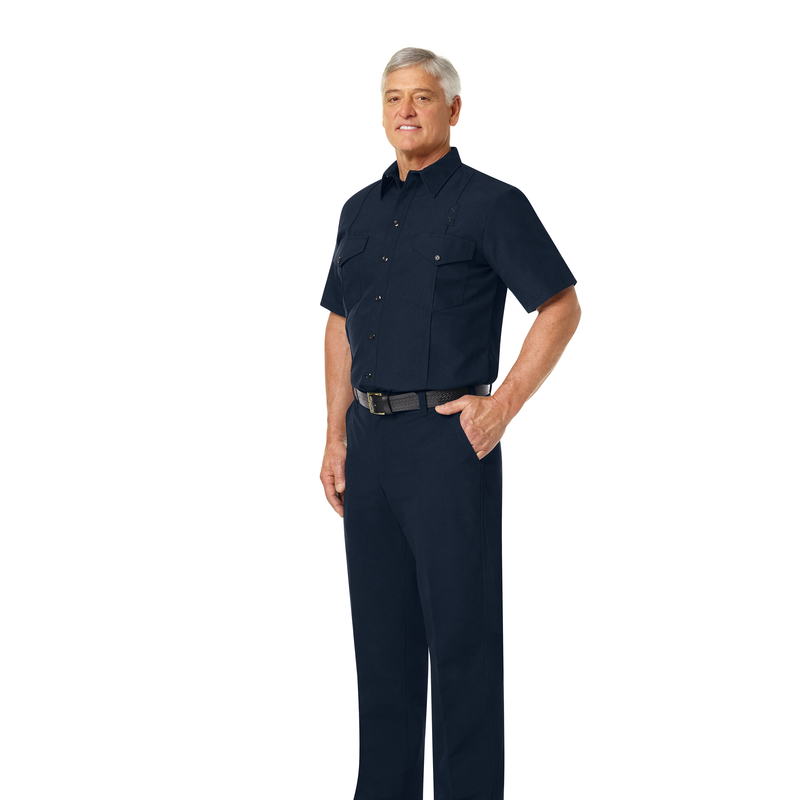 Men's Classic Short Sleeve Firefighter Shirt image number 5