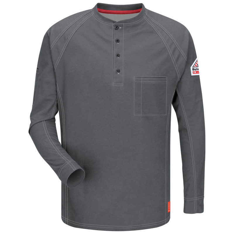 iQ Series® Men's Comfort Knit Long Sleeve Henley with Insect Shield image number 0