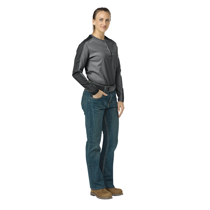 Women's Flex Knit Henley image number 7