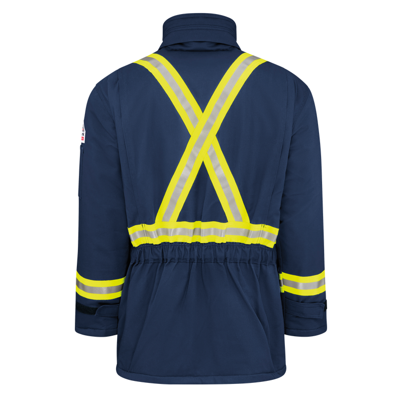 Men's Heavyweight Excel FR&reg; ComforTouch&reg; Insulated Deluxe Parka with Reflective Trim image number 1