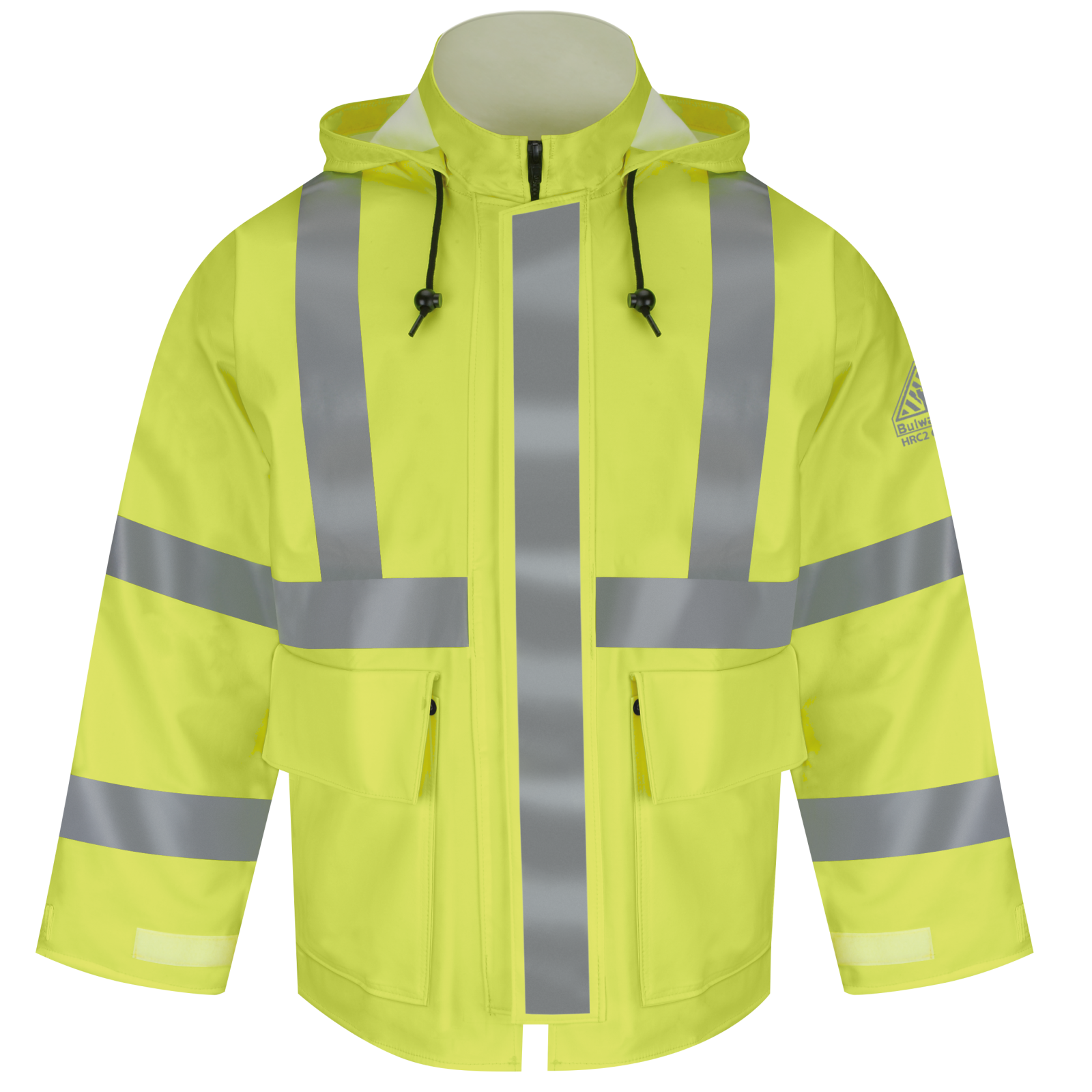 Men's FR HiVisibility Rain Jacket Bulwark® FR