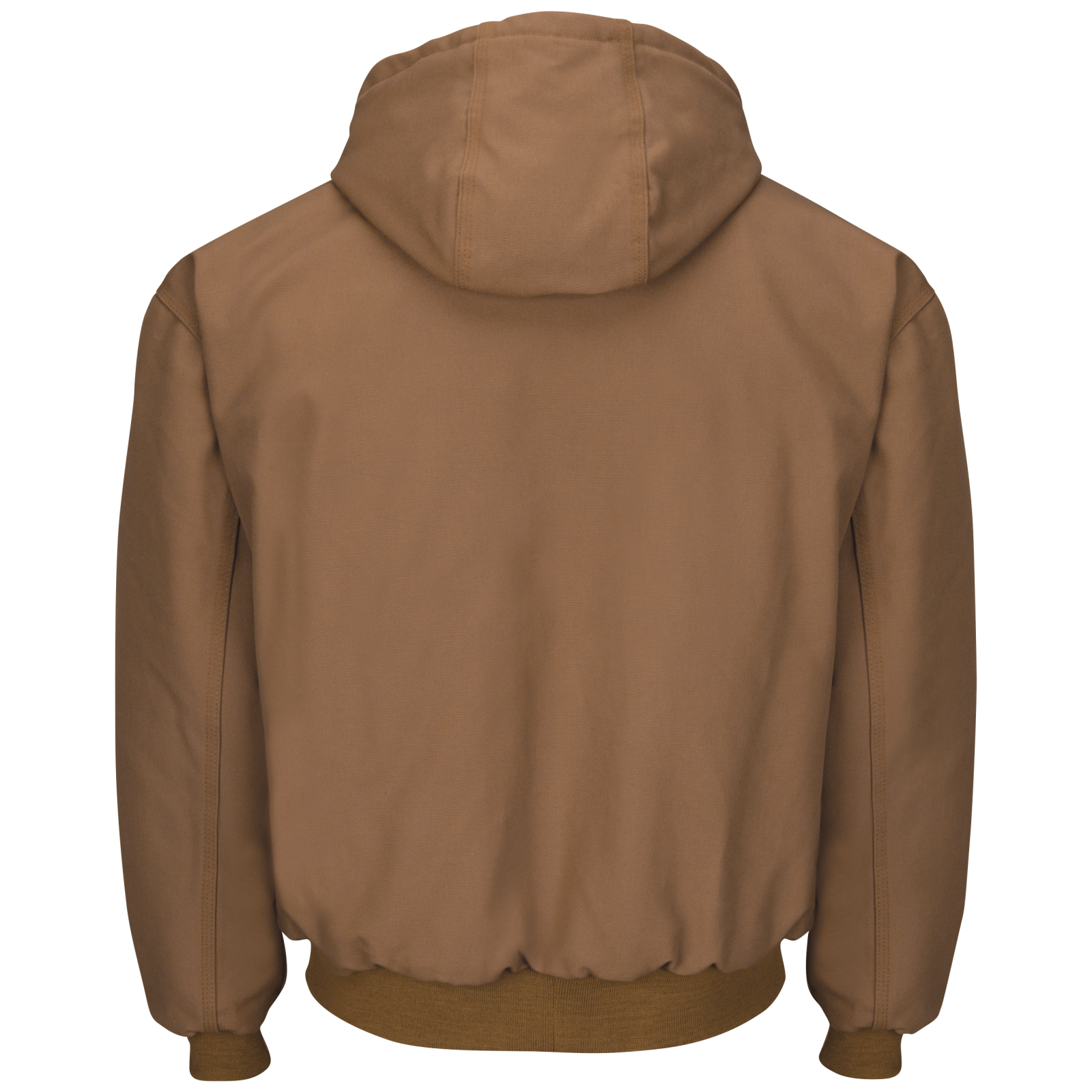 Chaqueta Ignífuga Bulwark JLH6 Brown Duck con Capucha Acolchada CAT 4 · foto 2