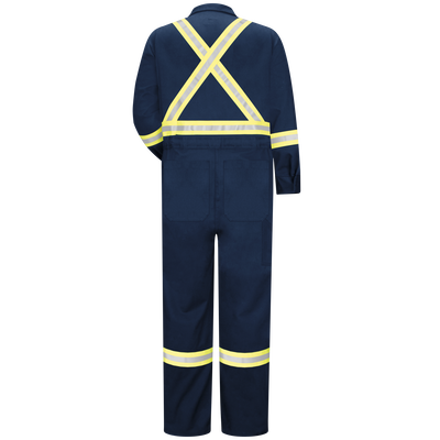 Men's Premium Coverall with Reflective Trim