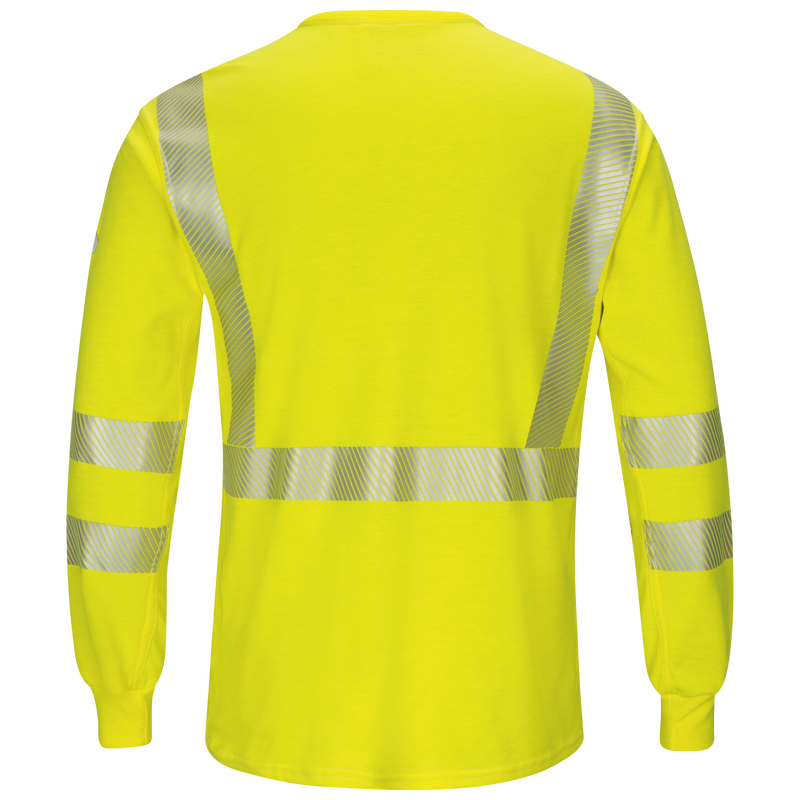 Men's Lightweight FR Hi-Visibility Long Sleeve T-Shirt image number 5