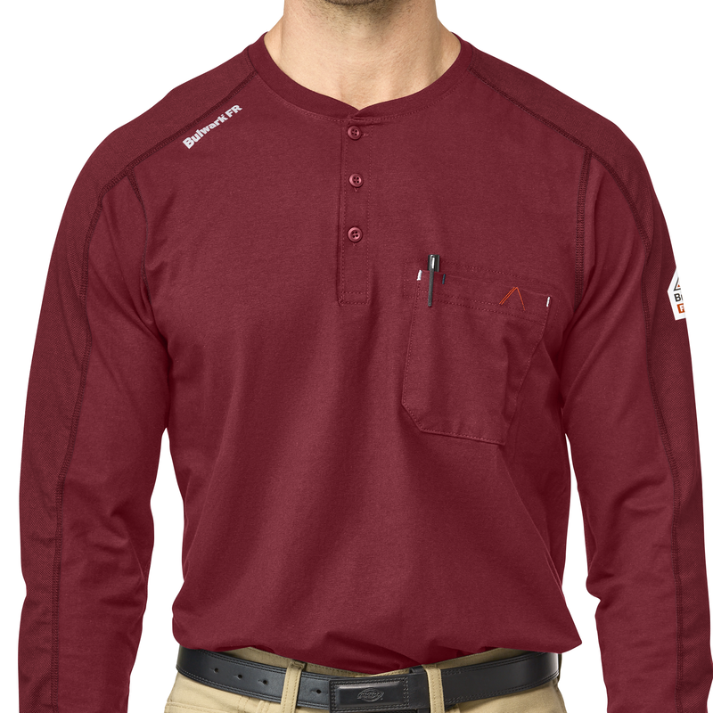 Men's Flex Knit Henley image number 9
