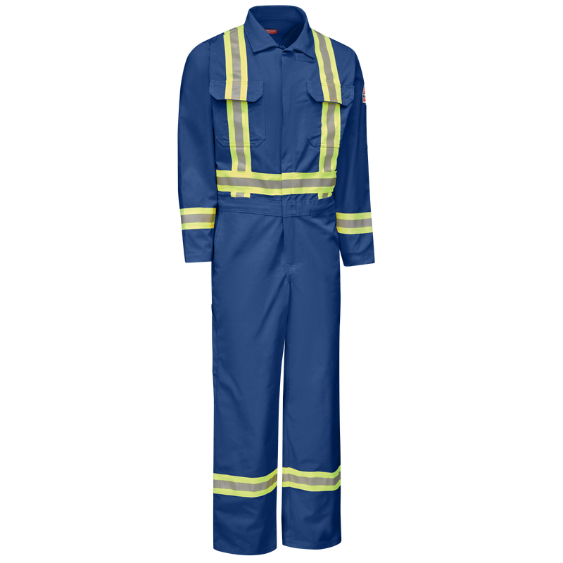 Men's Midweight FR Premium Coverall with Reflective Trim image number 2