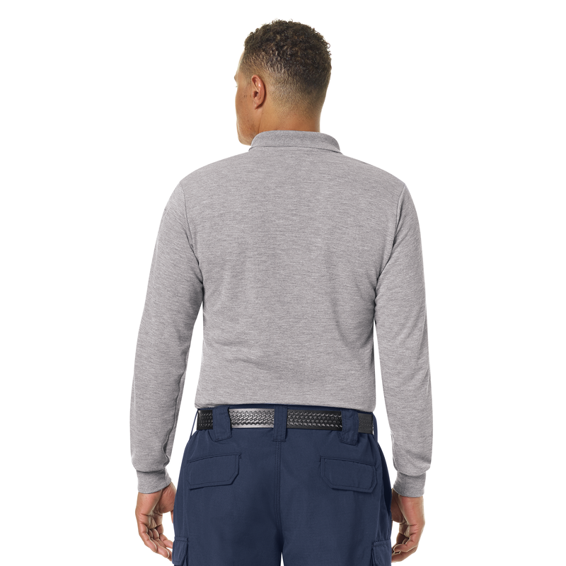 Men's Long Sleeve Station Wear Polo Shirt image number 5