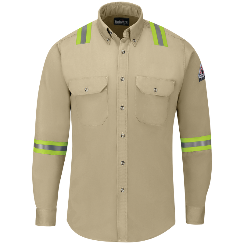 Men's Midweight FR Enhanced Visibility Shirt image number 1