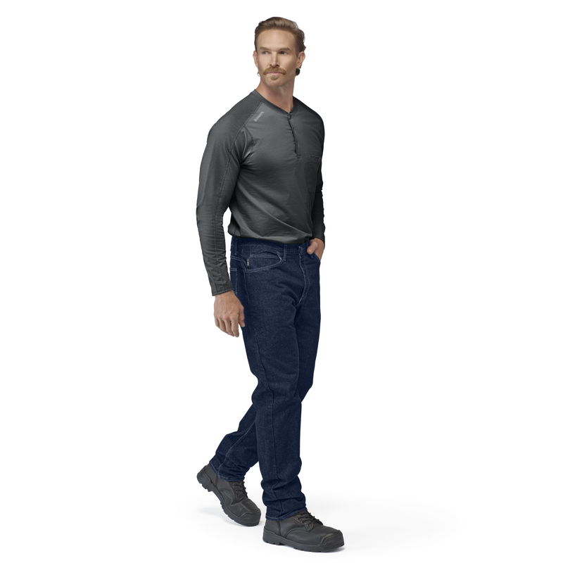 Men's Flex Knit Henley image number 4