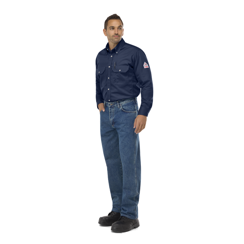 Men's Midweight FR Dress Uniform Shirt image number 5