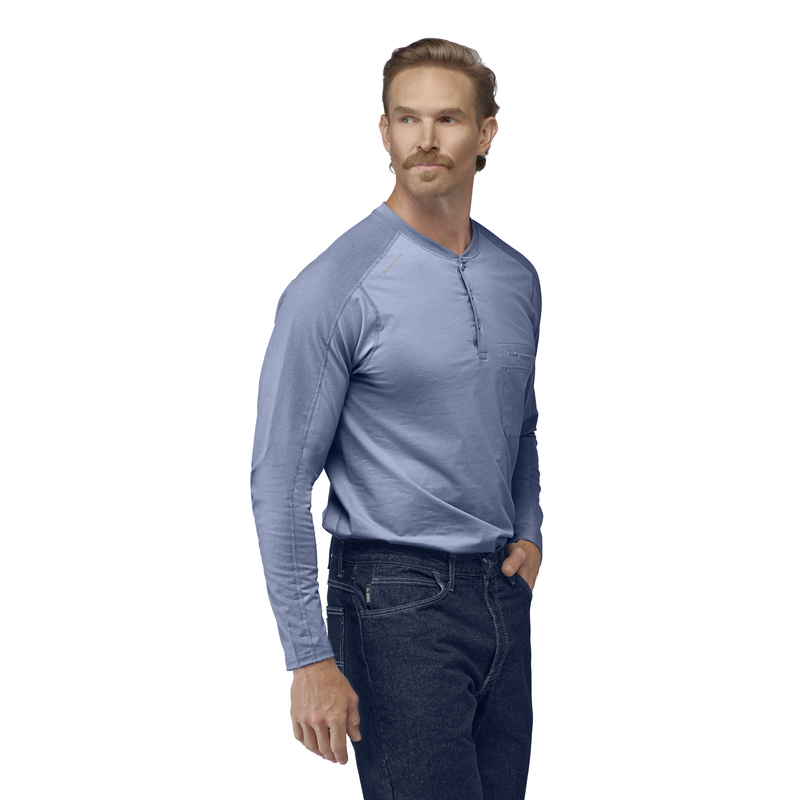 Men's Flex Knit Henley image number 3