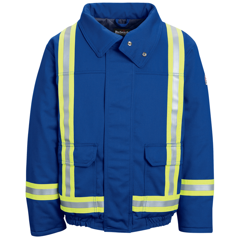 Men's Lightweight Nomex FR Lined Bomber Jacket with Reflective Trim image number 0