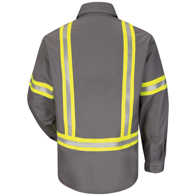Men's Midweight FR Enhanced Visibility Uniform Shirt image number 5