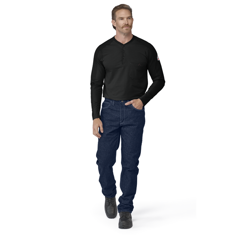 Men's Flex Knit Henley image number 4