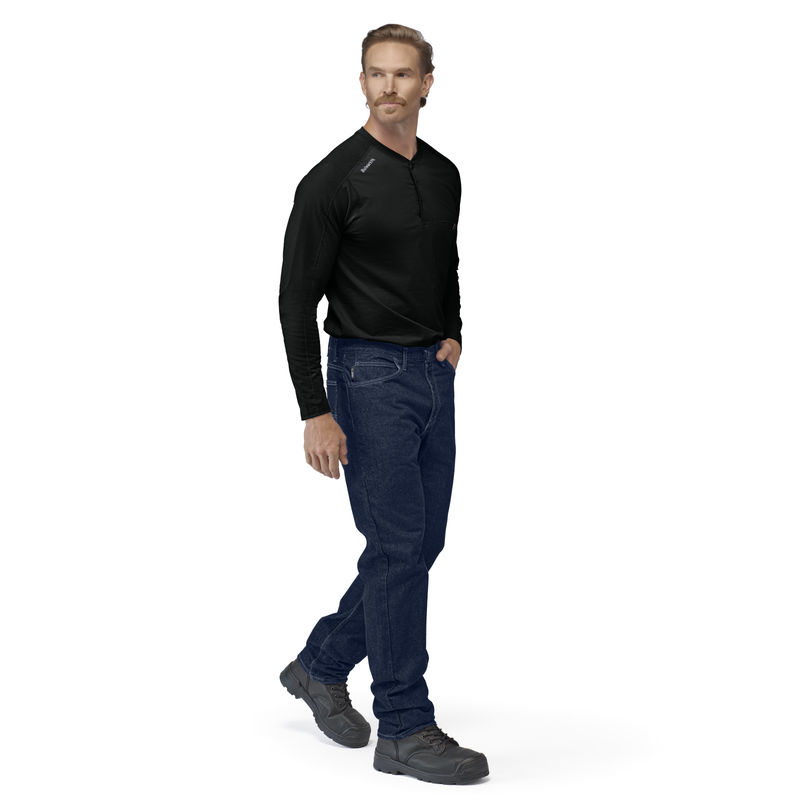 Men's Flex Knit Henley image number 4