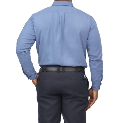 Men's iQ Series® Comfort Woven Long Sleeve Lightweight Shirt