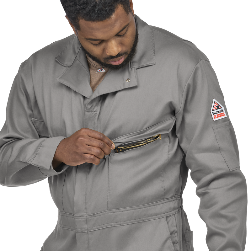 Men's Lightweight Excel FR&reg; ComforTouch&reg; Deluxe Coverall image number 10