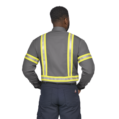 Men's Midweight FR Enhanced Visibility Uniform Shirt