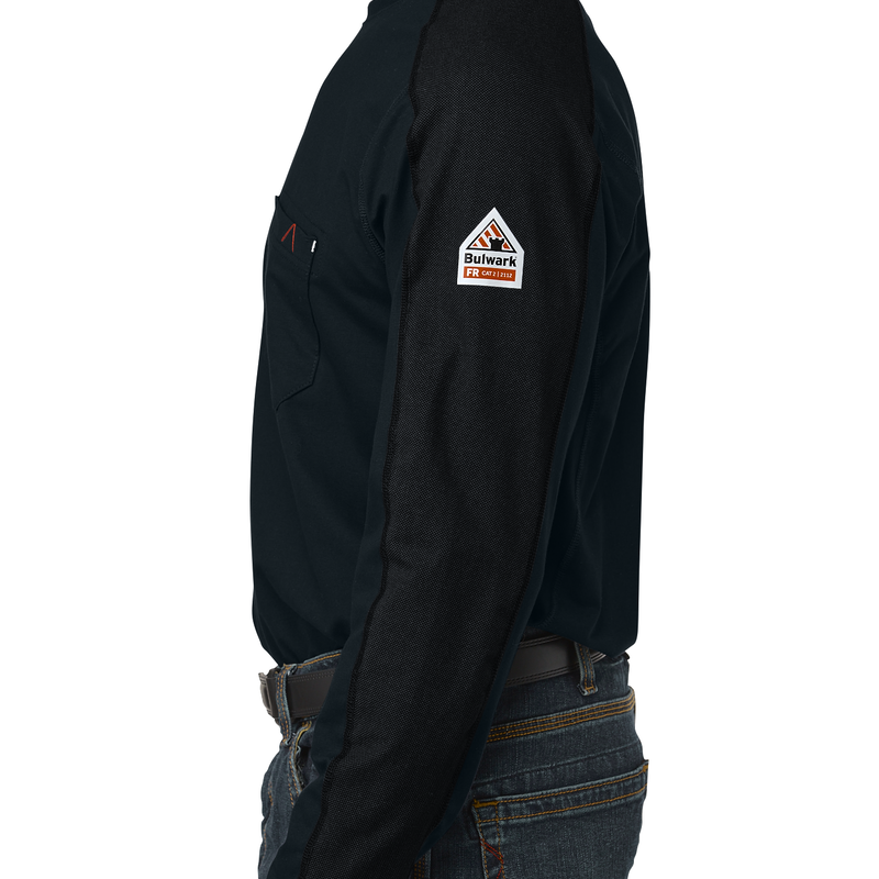 Men's 1/4 Zip Flex Knit | Bulwark® FR