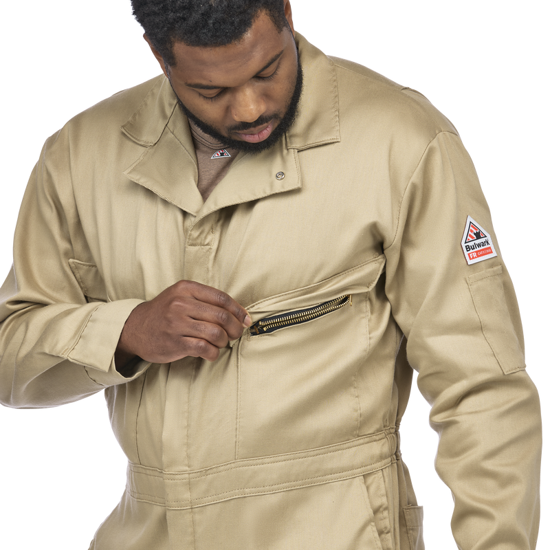 Men's Lightweight Excel FR&reg; ComforTouch&reg; Deluxe Coverall image number 11