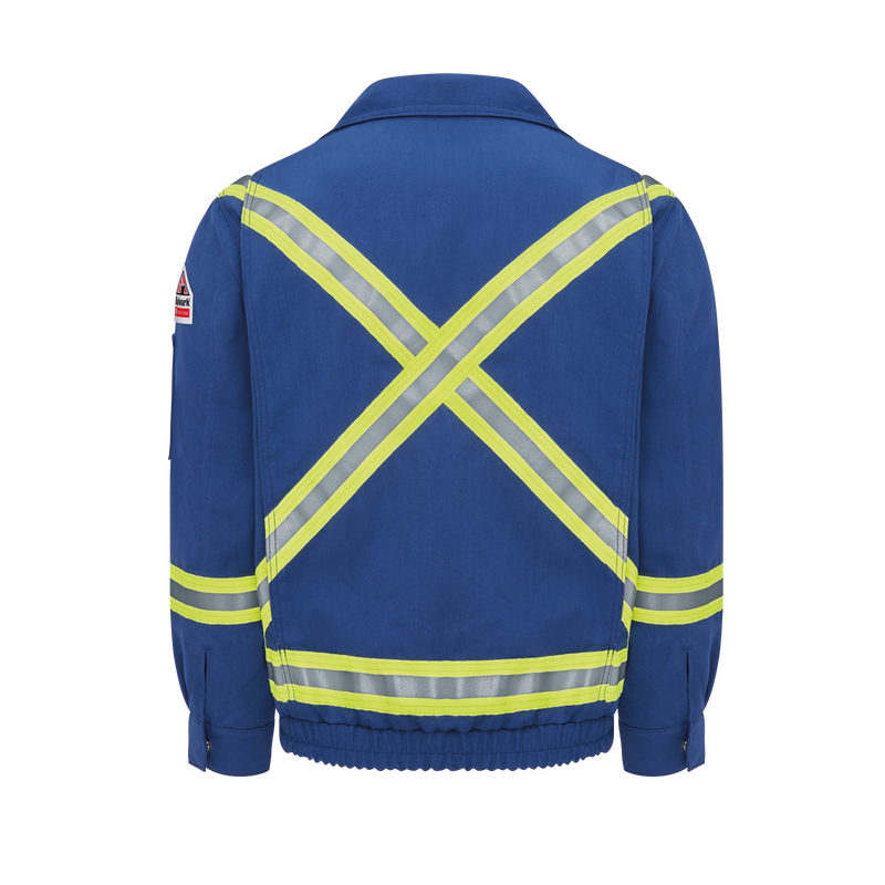 Men's Lightweight Nomex FR Lined Bomber Jacket with Reflective Trim image number 1