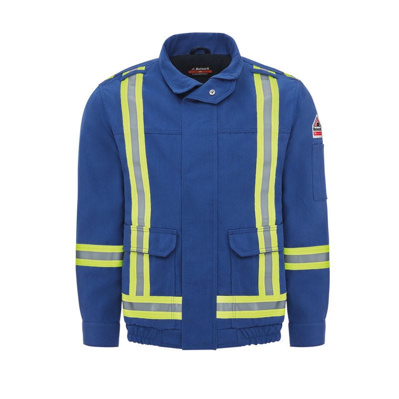 Men's Lightweight Nomex FR Lined Bomber Jacket with Reflective Trim image number 0