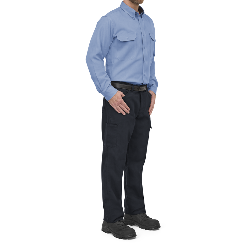 Men's iQ Series® Comfort Woven Long Sleeve Lightweight Shirt image number 7